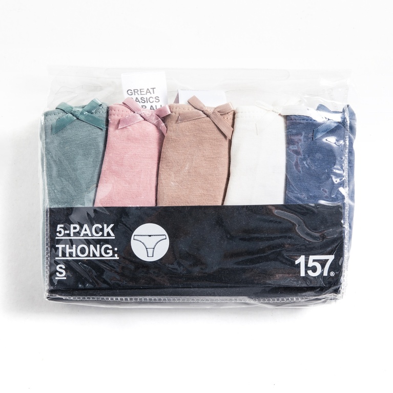 String-alushousuja "Thonga 5-pakkaus"